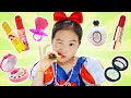 Kids Make Up VS Real Make Up! BORAM Random Cosmetics Challenge