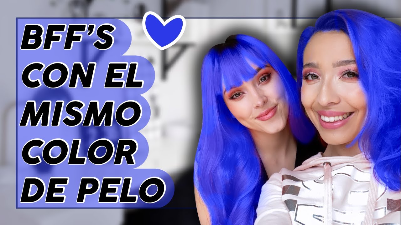 NOS PINTAMOS EL PELO DEL MISMO COLOR *Cambio de LOOK* - YouTube