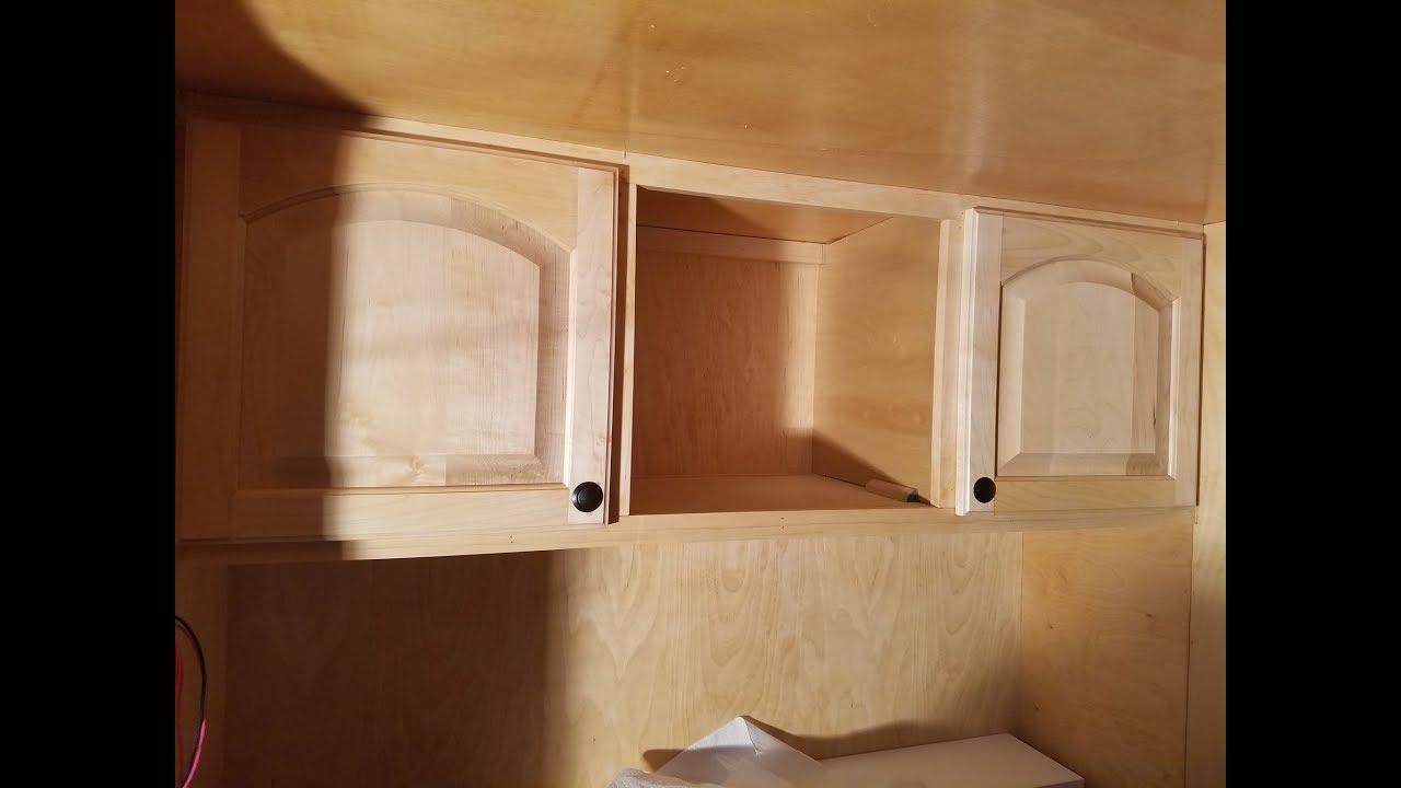 Teardrop Trailer Build Interior Cabinets
