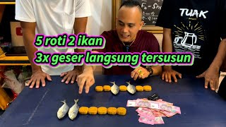 5roti 2ikan 3x geser langsung tersusun