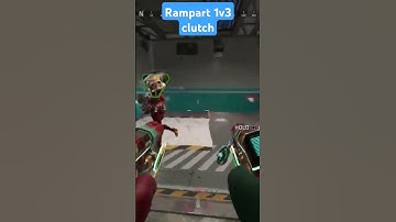 Apex legends | Rampart 1v3 clutch #apex #apexlegends #apexlegendsclips #apexlegendshighlights