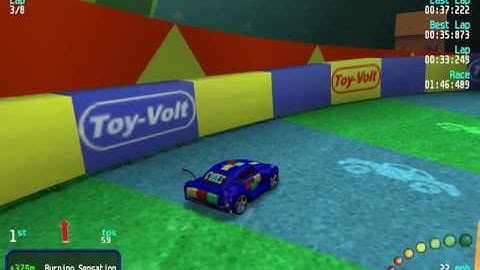 Re-Volt Custom Track Toy World Mayhem by Killer Wheels, 8 Lap Race
