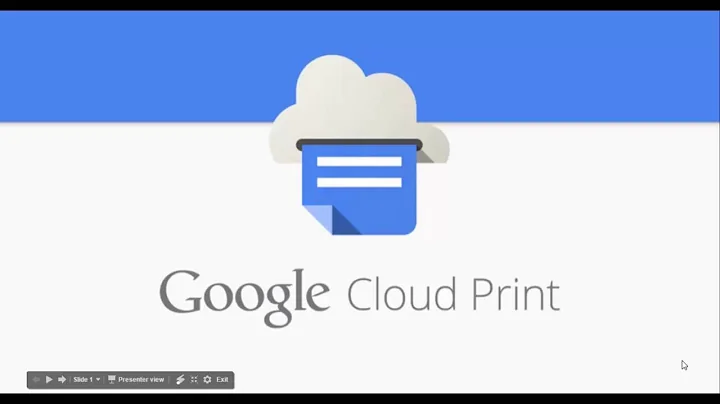 How to setup Google Cloud Print