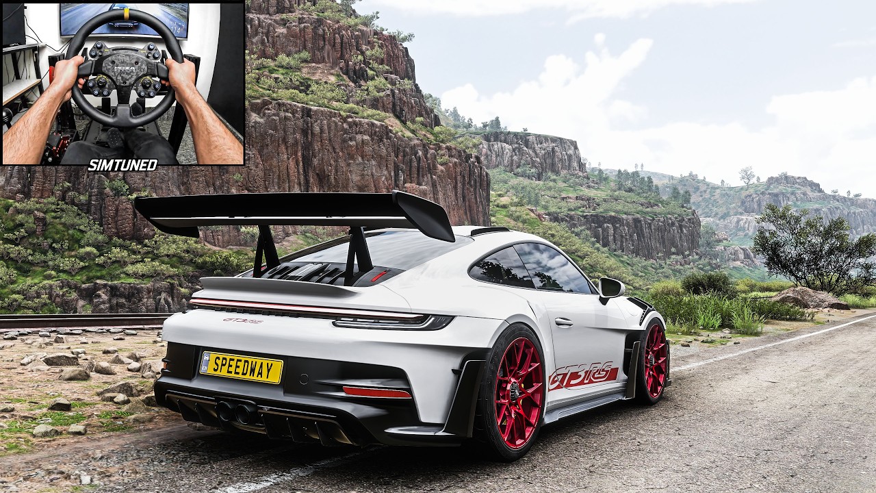 2023 Porsche 911 GT3 RS - Forza Horizon 5 | Steering Wheel Gameplay
