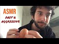 Asmr tapping on an egg fast and aggressive