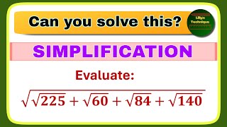 Nice Math Simplification Problem | You should be able to solve this !! #olympiad