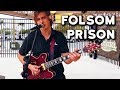 Folsom Prison Blues - Johnny Cash (live loop cover by Dovydas)