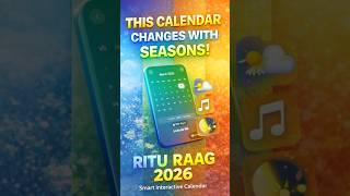 Rituraag 2026: The Ultimate Smart Bengali Calendar 🌿 Real-time Weather &amp; Seasonal Themes ✨ #Shorts