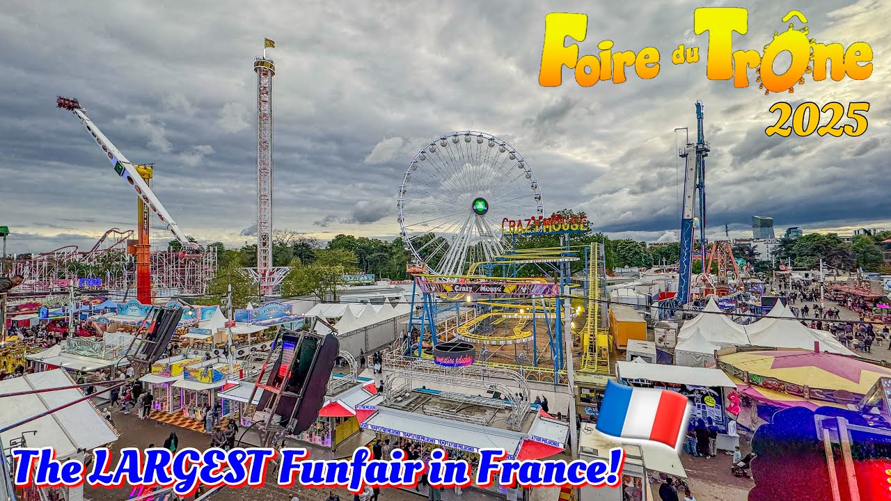 Foire Du Trône Paris April 2025 | The LARGEST Funfair in France!