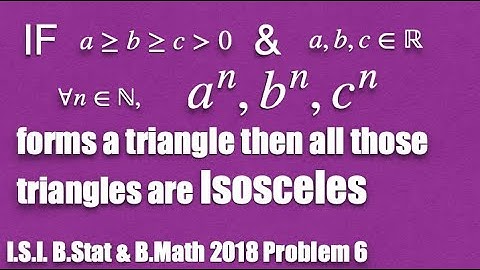 Indian Statistical Institute, ISI BStat/BMath 2018 Solution & Discussion: Problem 6