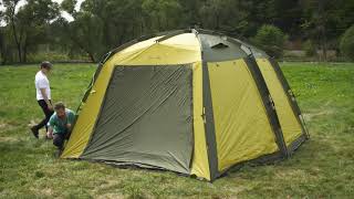 Шатры и палатки Maverick - установка пола, органайзера и внутренней палатки.