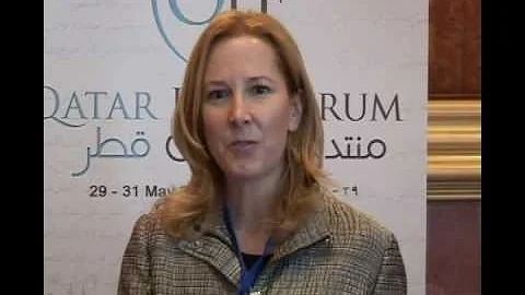 Karen Kendrick at the Qatar Law Forum