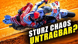 MotoGP STURZ-ORGIE mit 15 Stürzen! War dieser Sprint noch tragbar?