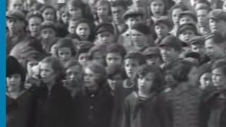 Children in the Hebrew Gymnasium Singing Hatikvah in Munkács