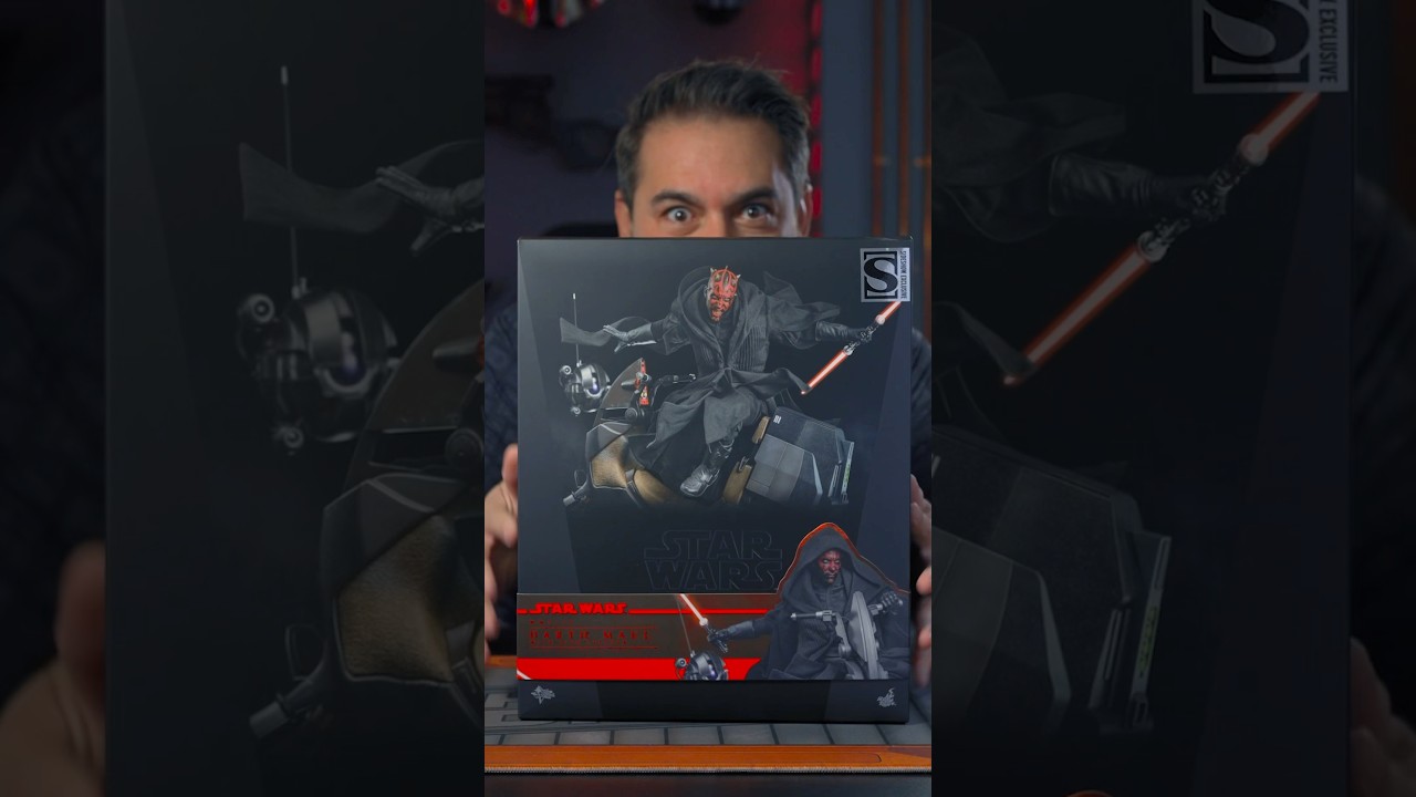 Unboxing Star Wars Hot Toys Darth Maul With Sith Speeder!