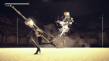 NieR Automata Example of Pod Slowdown Tech (not program)