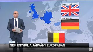 Nem enyhül a járvány Európában