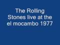 The Rolling Stones - Crackin' Up ( Live at the el mocambo 1977  very rare )