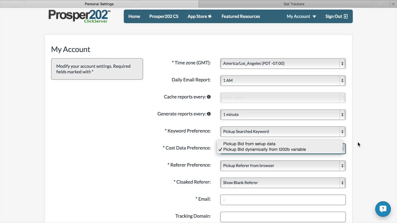 Prosper202 Tutorial: Cost Tracking With Dynamic Cost Tokens