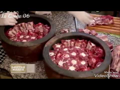 Pöç Kebabı - Kayseri Yemekleri - Turkish meat cooking technique beef tail