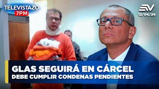 Jorge Glas: se negó habeas corpus para su libertad por condenas pendientes | Televistazo en vivo