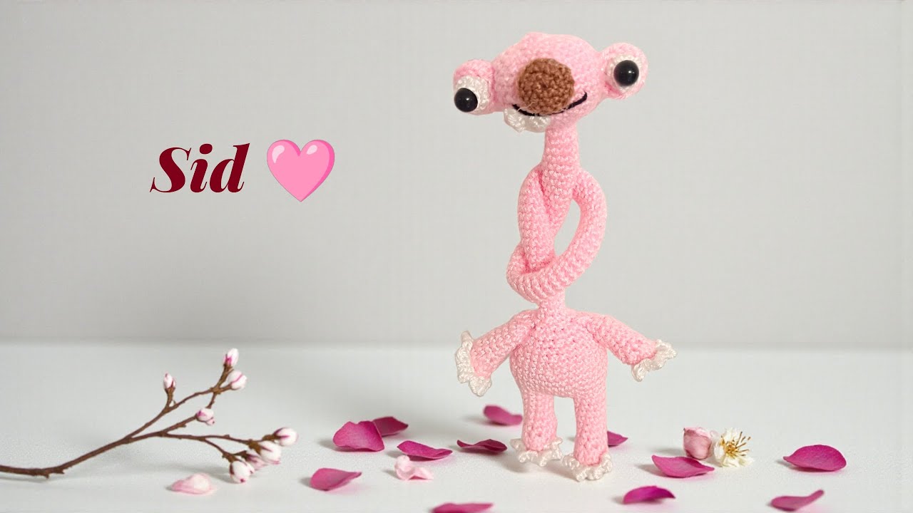 Cum Croșetăm Sid 🧶 Tutorial Amigurumi Pas cu Pas | Long Neck Crochet Doll