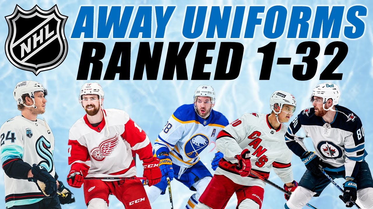 Ranking All NHL Away Jerseys 31-1 - Drive4Five