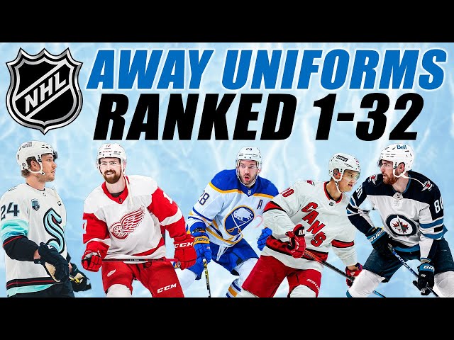 NHL Home Uniforms RANKED 1-32 