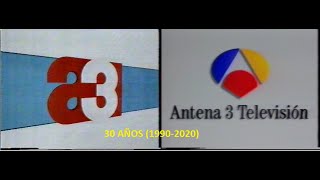 30 años de Antena 3 (Cortinillas) 1990-2020