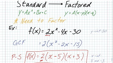A1 - Converting Standard Form to Factored Form