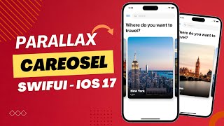 Parallax Carousel Scroll - SwiftUI - iOS 17 - Xcode 15 - SwiftUI Tutorials