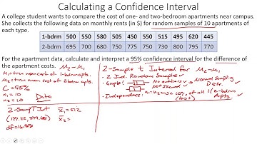 9 2b Confidence Interval for the Difference of 2 Means
