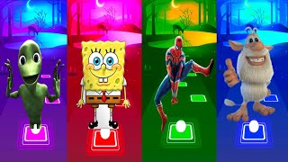 Alien Dance🆚SpongeBob SquarePants🆚SPIDER MAN NO WAY HOME🆚Booba❤️Who is best??