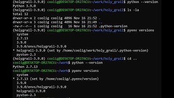 Python versions management with pyenv