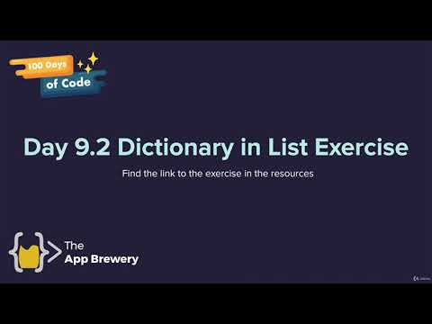 [Interactive Coding Exercise] Dictionary in List | 100 Days of Code: Complete Python Pro Bootcamp