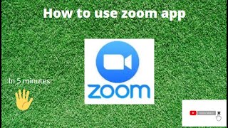 zoom app kaise use kare  just in 5 minutes #solutionbank #zoommeeting #zoom #onlineteaching