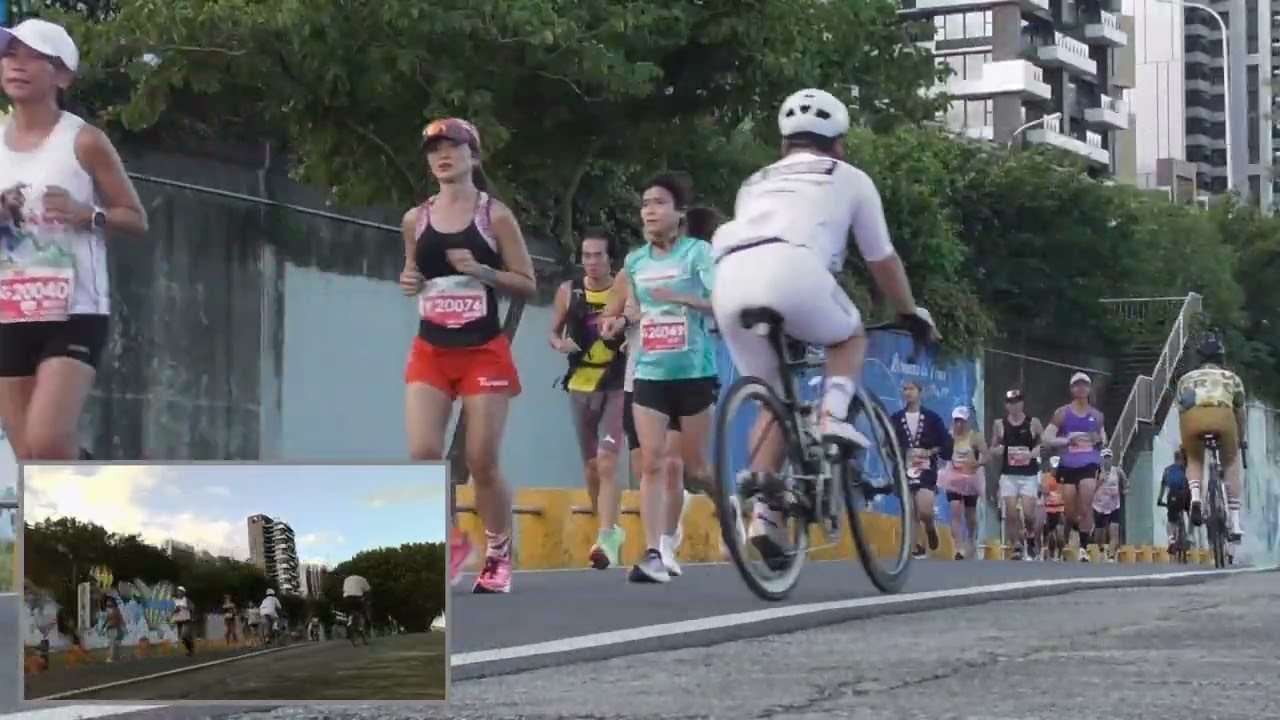 2025 板橋馬拉松路跑塞賽-折返前