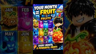 Which Birth Month Has the Strongest Ability? 😈 #BloxFruits #roblox  #Shorts #onepiece