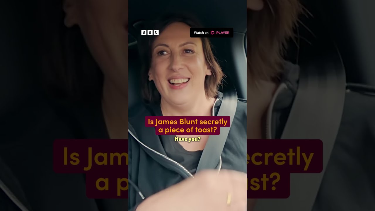 Is James Blunt secretly a piece of toast? 🍞🤣 – BBC