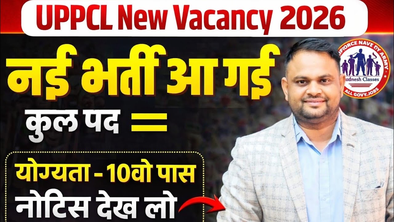 Bijli Vibhag New Vacancy 2026 UPPCL New Vacancy Online Form Age Limit Qualification Full Details 