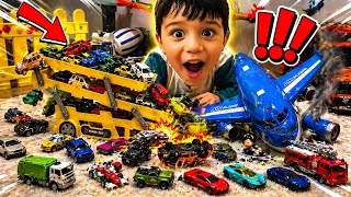 🔴 KARGO UÇAĞI YEŞİL KUTU GETİRDİ! İÇİNDEN OYUNCAK ARABALAR ÇIKTI 😱