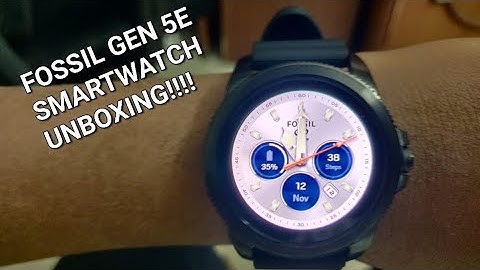 FOSSIL GEN 5E SMARTWATCH UNBOXING (STEVE CUTS)