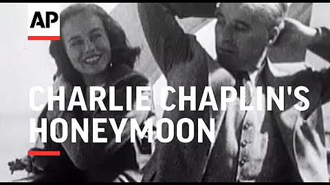 Charlie Chaplin and Paulette Goddard on their Honeymoon Tour? - 1936