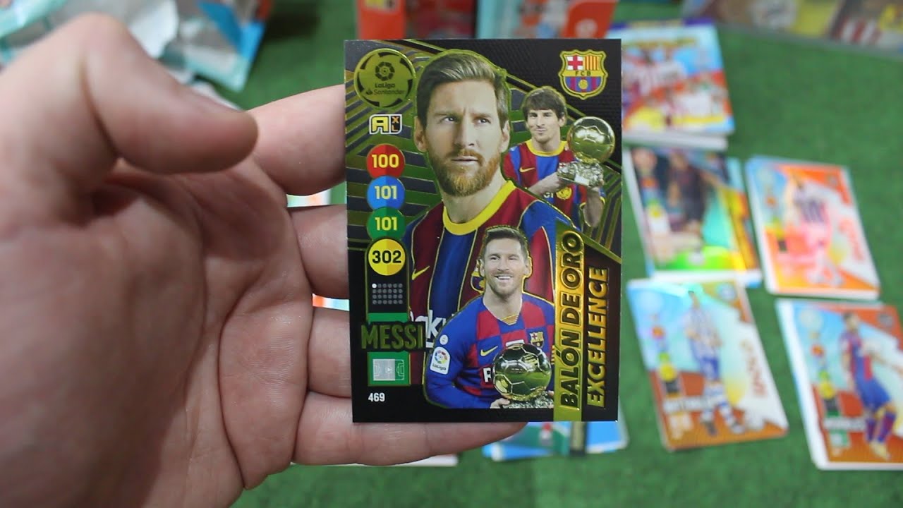 pics Messi Balon De Oro 2020 Cromo increible messi balon de oro excellence adrenalyn xl 2020 21 laliga santander