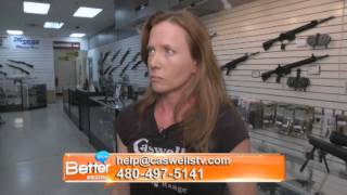 Caswells Shooting Range segment for CBS5 Better Arizona show