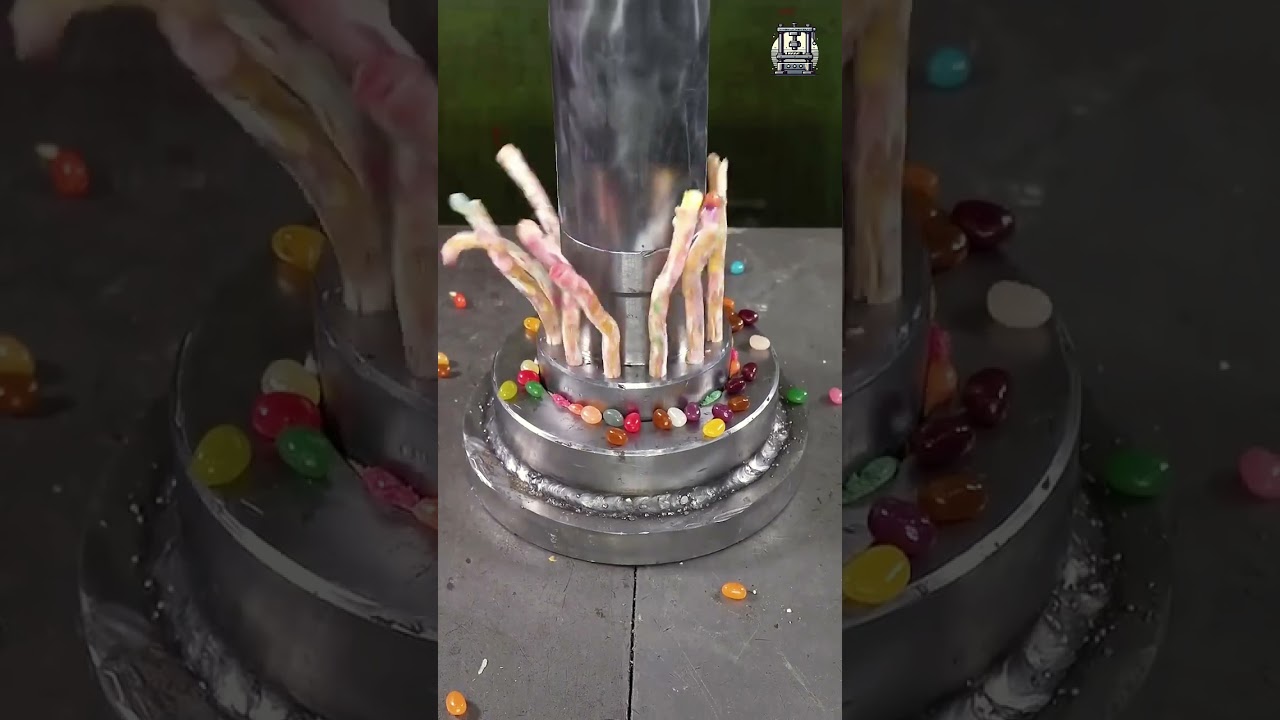 100 Ton Hydraulic Press Vs 🔥 Crushing Compilation 