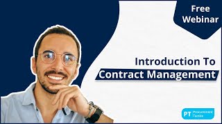 💼 Introduction to Contract Management [Free Webinar]