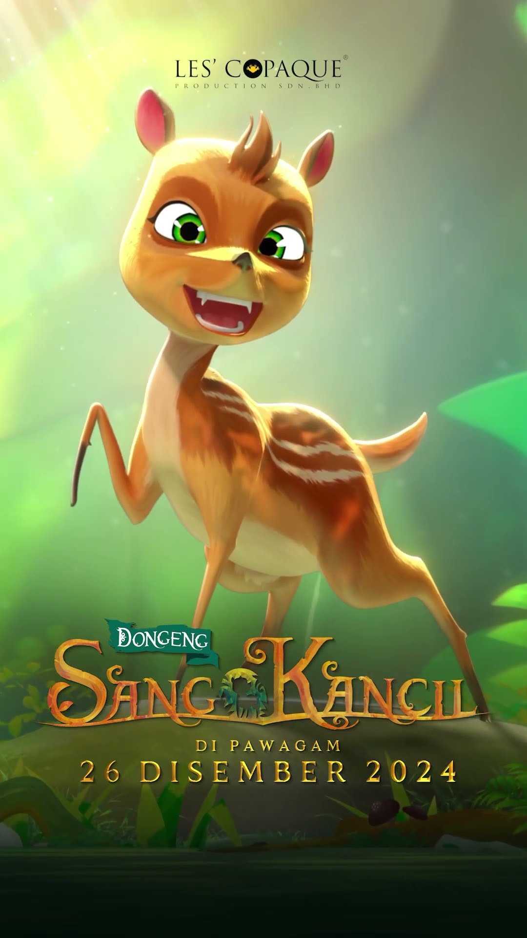 Saksikan DONGENG SANG KANCIL di pawagam bermula 26 Disember 2024. #DongengSangKancil #shorts
