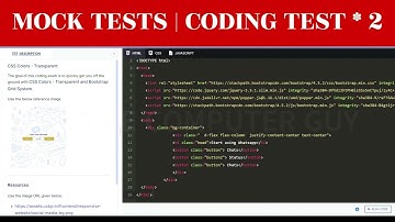 Mock Tests | Coding Test 2 | CSS Colors - Transparent |  AYTCG  | #nxtwave #ccbp