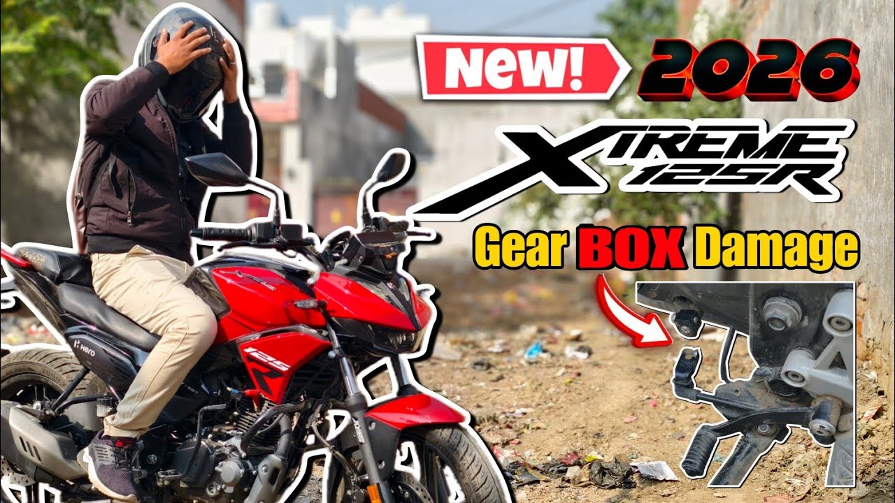 2026 Hero xtreme 125R gear lever broken ⛓️‍💥| quality issue of Hero revealed😱| service centre visit?
